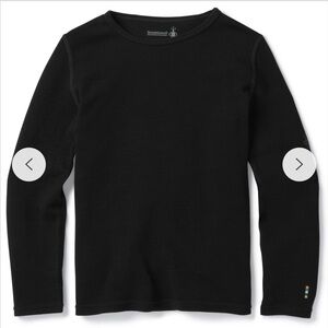 Smartwool Kids Black Crew Neck Sweater